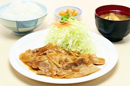 那須郡司豚の生姜焼き定食