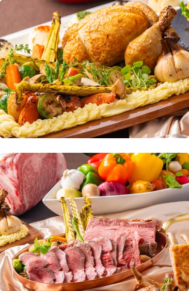 写真：ブッフェ食事例2