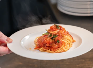 写真：オープンキッチン食事例2