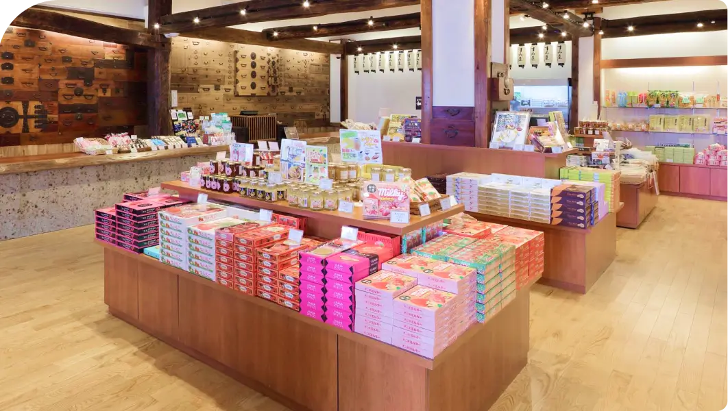 写真：お土産店