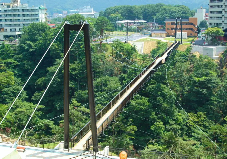 写真:鬼怒盾岩大吊橋