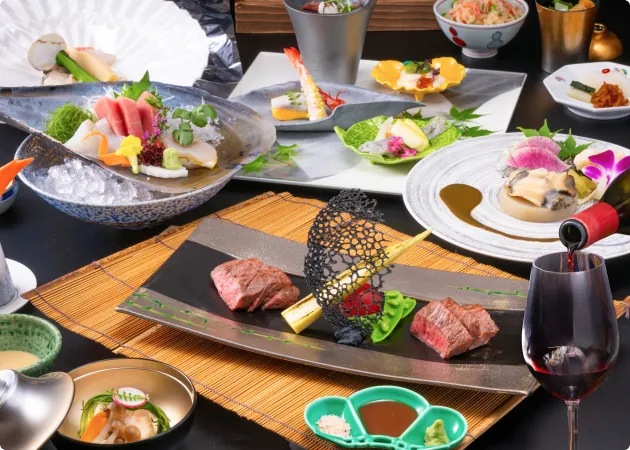 写真：会席料理